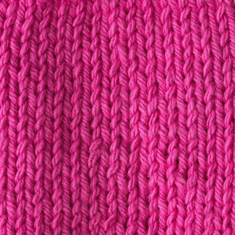 Lily Sugar 'N Cream Super Size Solid Yarn, 4oz, Gauge 4 Medium, 100% Cotton - Hot Pink - Machine Wash & Dry - Image 4